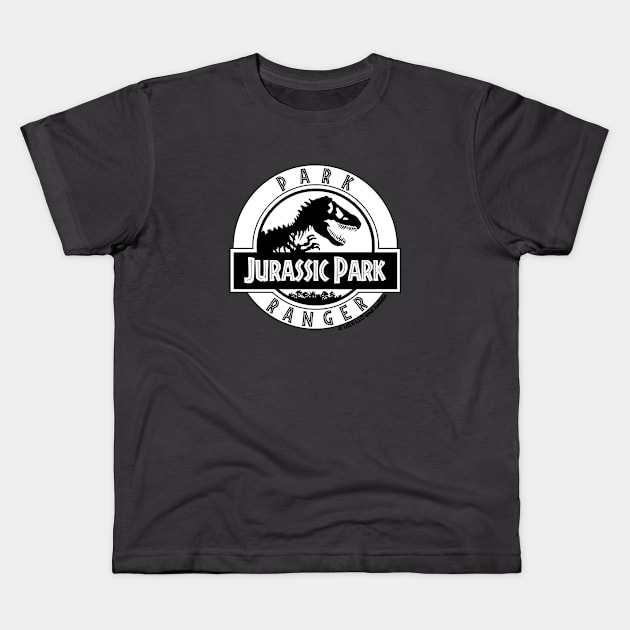 Jurassic Park ranger. Birthday party gifts. Officially licensed merch. Perfect present for mom mother dad father friend him or her Kids T-Shirt by SerenityByAlex